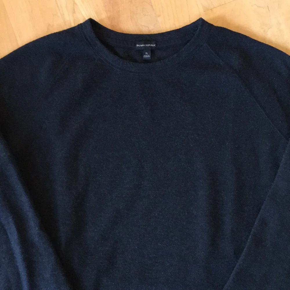 BANANA REPUBLIC | Men's Midweight Long Sleeve Cotton Blend Top